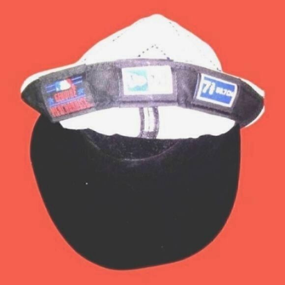 NEW ERA BASEBALL CAP NY  Originator of the TRUE FIT ADJUSTABLE Embroidered 7 3/8 - Picture 3 of 3